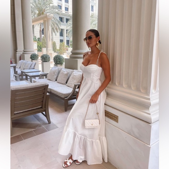 GORGEOUS ZARA NWT Ruffled Poplin Dress ZW Collection - Picture 8 of 16